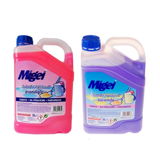 MIGEI Manual -detergent universal pentru pardoseala cu parfum de lavanda, Asevi, 5L MIGEI Manual -detergent universal pentru pardoseala cu parfum de lavanda, Asevi, 5L