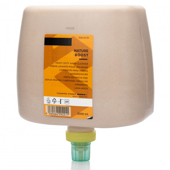 Sapun abraziv pentru maini SVEMA NATURE BOOST, rezerva de 2000 ml rezerva pentru dozator manual EVEREST Sapun abraziv pentru maini SVEMA NATURE BOOST, rezerva de 2000 ml rezerva pentru dozator manual EVEREST