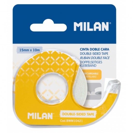 Banda adeziva dubla 15/10 cu suport milan bwm10421 Banda adeziva dubla 15/10 cu suport milan bwm10421