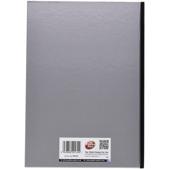 Agenda Pukka Pads Silver Casebound A4, dictando, 192 pag, coperta intarita Agenda Pukka Pads Silver Casebound A4, dictando, 192 pag, coperta intarita
