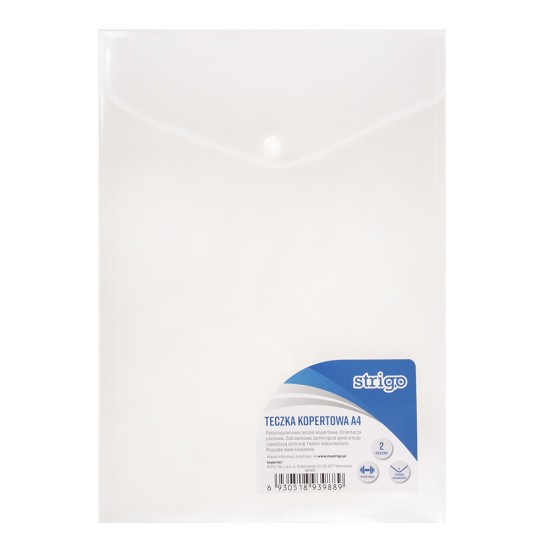 Dosar plic cu capsa Strigo A4 vertical transparent Dosar plic cu capsa Strigo A4 vertical transparent