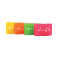 Guma de sters Strigo Neon, 4 culori Guma de sters Strigo Neon, 4 culori