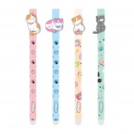 Set 4 pixuri Strigo cerneala cu stergere, PISICUTE,