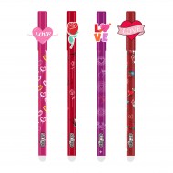 Set 4 pixuri Strigo cerneala cu stergere, LOVE FOREVER
