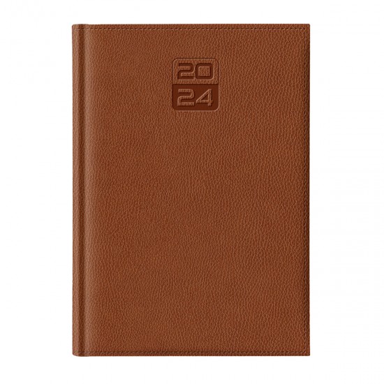 Agenda Dakota, A5, datata, hartie ivory, coperta maro Agenda Dakota, A5, datata, hartie ivory, coperta maro