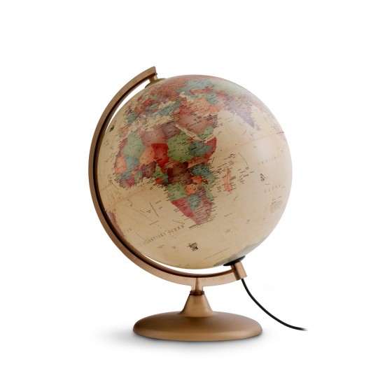 Glob Discovery, diametru 30 cm, iluminat Glob Discovery, diametru 30 cm, iluminat