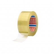 Banda adeziva Tesa, 48 mm x 66 m, transparenta, adeziv din cauciuc sintetic Banda adeziva Tesa, 48 mm x 66 m, transparenta, adeziv din cauciuc sintetic