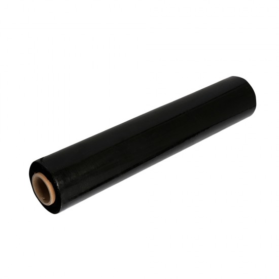 Folie stretch, manuala, neagra, 2.4 kg Folie stretch, manuala, neagra, 2.4 kg