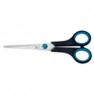 Foarfeca A-series, Soft Grip, 14 cm, otel, negru