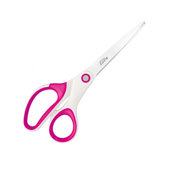 Foarfece pentru birou Leitz WOW Titanium, 20.5 cm, roz Foarfece pentru birou Leitz WOW Titanium, 20.5 cm, roz