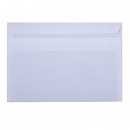 Plic C6, 114 x 162 mm, alb, autoadeziv, 80 g/mp, 25 bucati/set