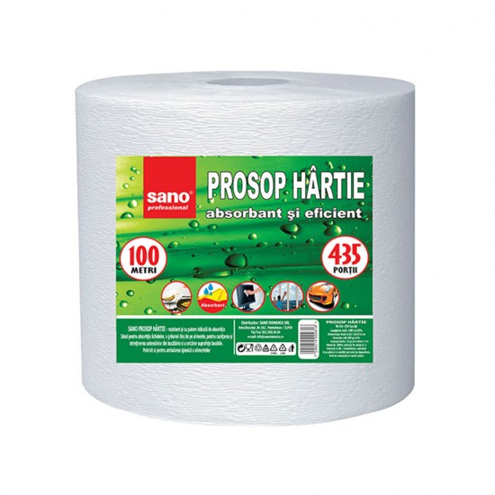 Prosoape de hartie in rola, Sano, 100 metri Prosoape de hartie in rola, Sano, 100 metri