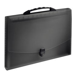 Mapa tip proiect cu maner Esselte VIVIDA, PP, negru Mapa tip proiect cu maner Esselte VIVIDA, PP, negru