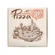 Set de 50 bucati, Cutie pizza 28x28x3.5 cm, Alba