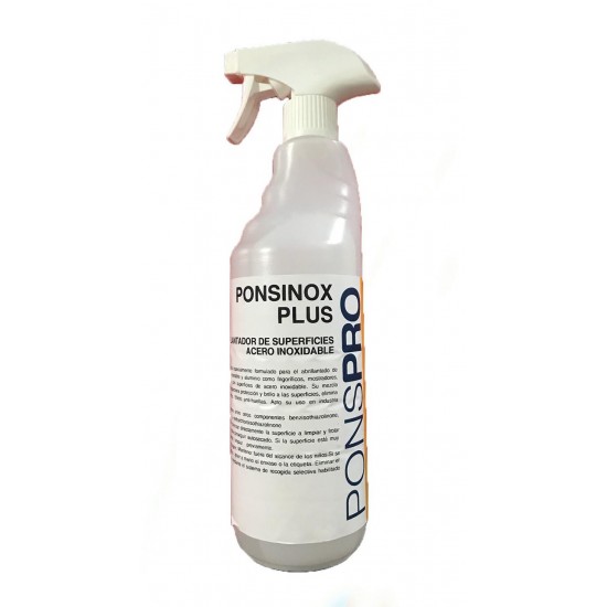 PONSINOX PLUS-Solutie profesionala de curatare a inoxului, Asevi, 750ml PONSINOX PLUS-Solutie profesionala de curatare a inoxului, Asevi, 750ml