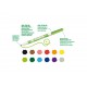 Fineliner Carioca Fabric 10/set Fineliner Carioca Fabric 10/set