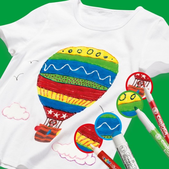 Fineliner Carioca Fabric 10/set Fineliner Carioca Fabric 10/set