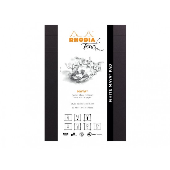 White Maya Pad A5 Rhodia Touch Layout White Maya Pad A5 Rhodia Touch Layout