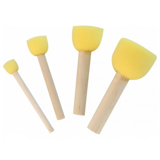 Pensulă specială din spumă Kreul, 4 buc/set Pensulă specială din spumă Kreul, 4 buc/set