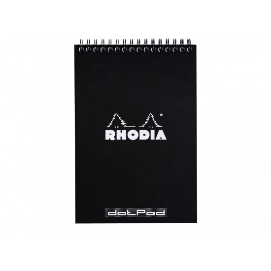 Blocnotes A5 Spiral Pad Rhodia Classic Black Blocnotes A5 Spiral Pad Rhodia Classic Black