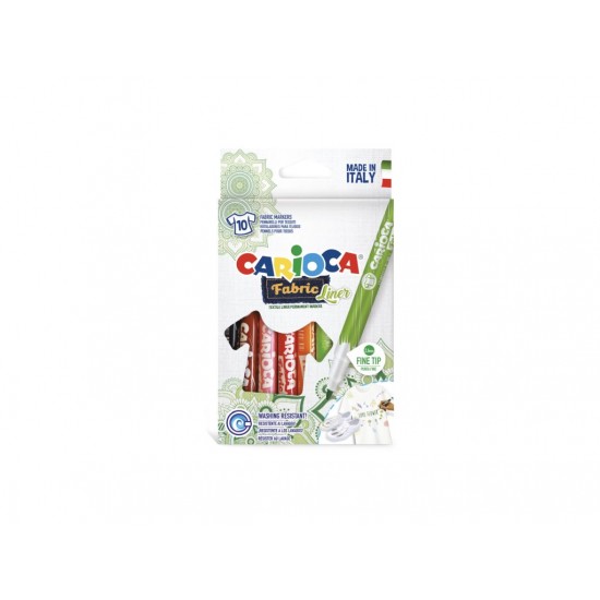 Fineliner Carioca Fabric 10/set Fineliner Carioca Fabric 10/set