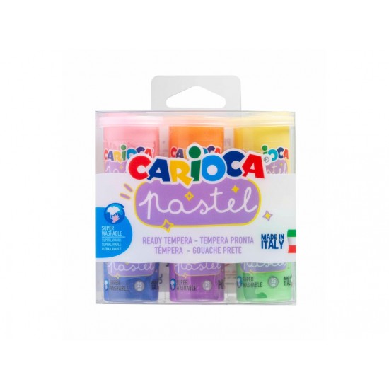 [APERTA] Acuarele tempera pastel Carioca 6x25 ml