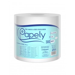 Rola hartie profesionala, in 2 straturi, Papely AQAS, 300 m