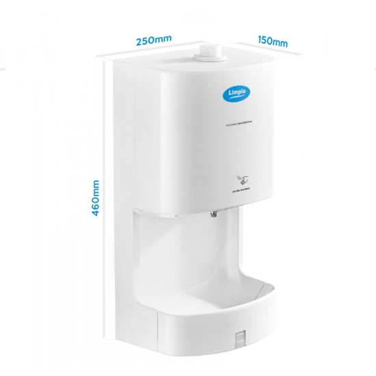 Dozator dezinfectant senzor ABS, Limpio, 2000ml