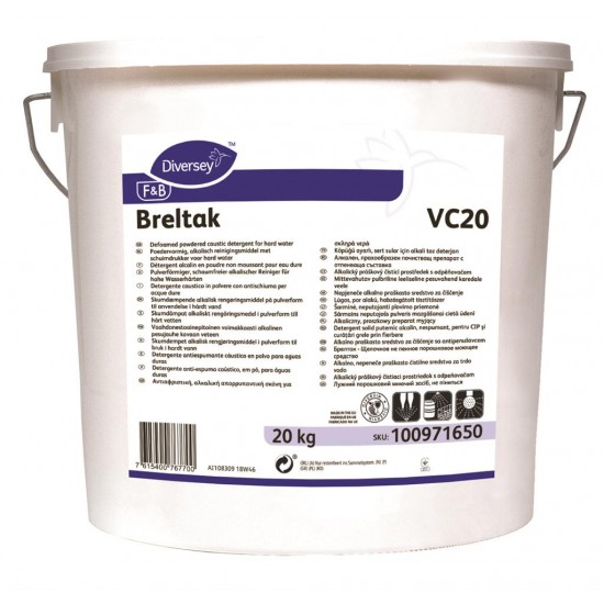Detergent solid alcalin Breltak, Diversey, 25kg