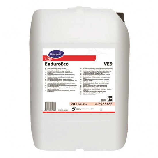 Detergent detartrant acid EnduroEco, Diversey, 20L