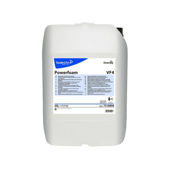 Detergent spumant alcalin POWERFOAM, Diversey, 25 kg