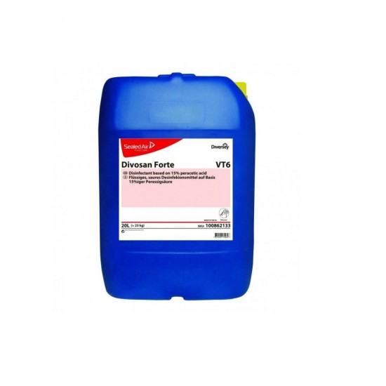 Dezinfectant puternic cu acid peracetic 15%, DIVOSAN FORTE, Diversey, 23 kg