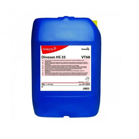 Dezinfectant pentru tehnologie aseptica prin pulversizare Divosan HS 35, Diversey, 20L