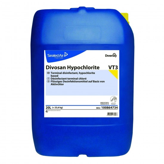 Dezinfectant oxidant Divosan Hypochlorite, Diversey, 23.2 kg Dezinfectant oxidant Divosan Hypochlorite, Diversey, 23.2 kg