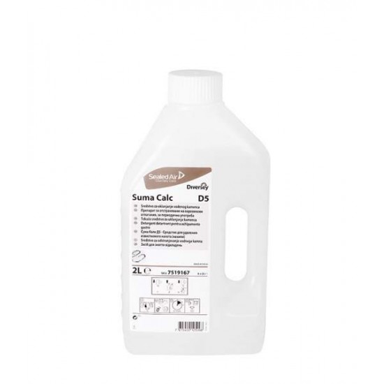 Detergent detartrant bucatarie SUMA Calc D5, Diversey, 2L