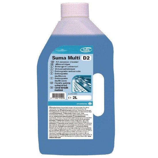 Detergent universal bucatarie SUMA Multi D2, Diversey, 2L Detergent universal bucatarie SUMA Multi D2, Diversey, 2L