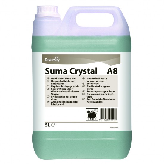Aditiv clatire pentru masina de spalat vase SUMA Crystal A8, Diversey, 5L