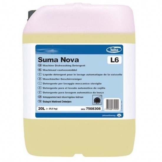 Detergent pentru masina de spalat vase SUMA NOVA L6, Diversey, 20L