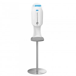 Stand inox  si dozator cu senzor pentru dezinfectant, Limpio 1100ml Stand inox  si dozator cu senzor pentru dezinfectant, Limpio 1100ml