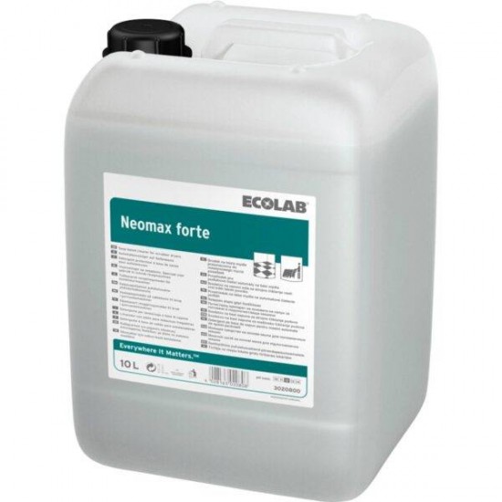 Detergent alcalin pentru masini de spalat pardoseli, Ecolab Neomax FORTE, 10l