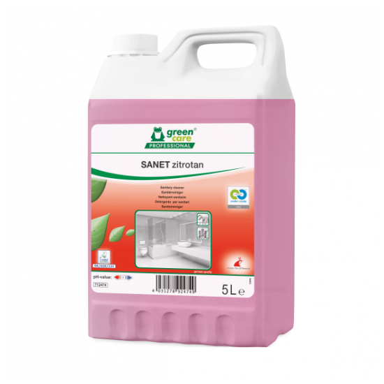 Detergent ecologic concentrat spatii sanitare SANET Zitrotan, 5L