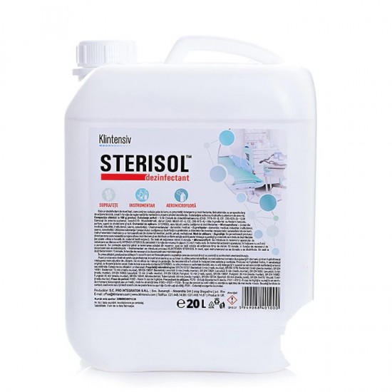 STERISOL™ – Dezinfectant pentru suprafete si instrumentar, 20L - Avizat MS STERISOL™ – Dezinfectant pentru suprafete si instrumentar, 20L - Avizat MS