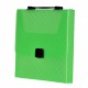 Geanta semitransparenta din plastic, verde, 330x240x35mm Geanta semitransparenta din plastic, verde, 330x240x35mm