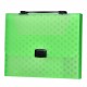 Geanta semitransparenta din plastic, verde, 330x240x35mm Geanta semitransparenta din plastic, verde, 330x240x35mm
