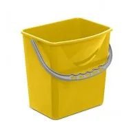 Galeata pentru carucior de curatenie profesional, culoare galbena, 6L