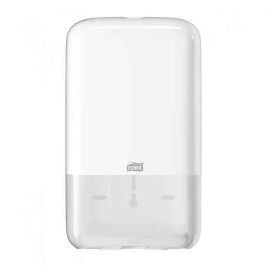 Dispenser alb pentru hartie igienica pliata, bulk, Tork Dispenser alb pentru hartie igienica pliata, bulk, Tork