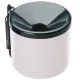 Scrumiera pentru perete exterior otel lacuit alb/negru 15 x 14,5 cm Scrumiera pentru perete exterior otel lacuit alb/negru 15 x 14,5 cm