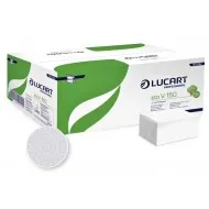 Prosoape pliate V fold, in 2 straturi, Lucart deink, 150 foi/pachet