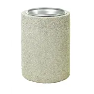 Cos stradal de gunoi, Beton, Gri, 40 L