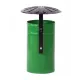 Cos stradal pentru gunoi, Verde, Metal, 35 L Cos stradal pentru gunoi, Verde, Metal, 35 L